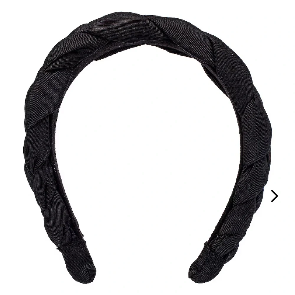 Revolve Lovers and Friends Ingrid‎ Braided Black Headband